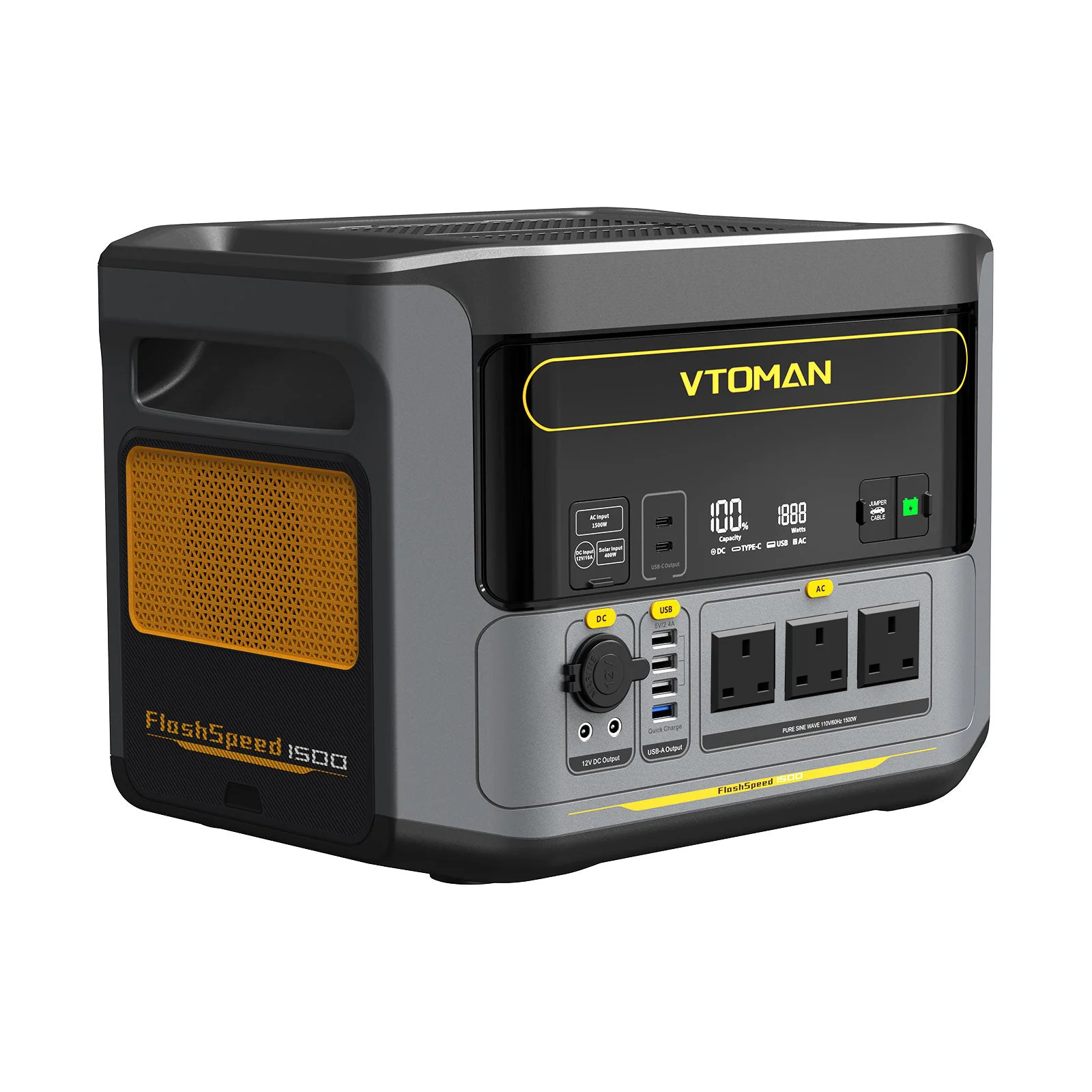 FlashSpeed 1500W/1548Wh 400W Solar Generator - Image 3