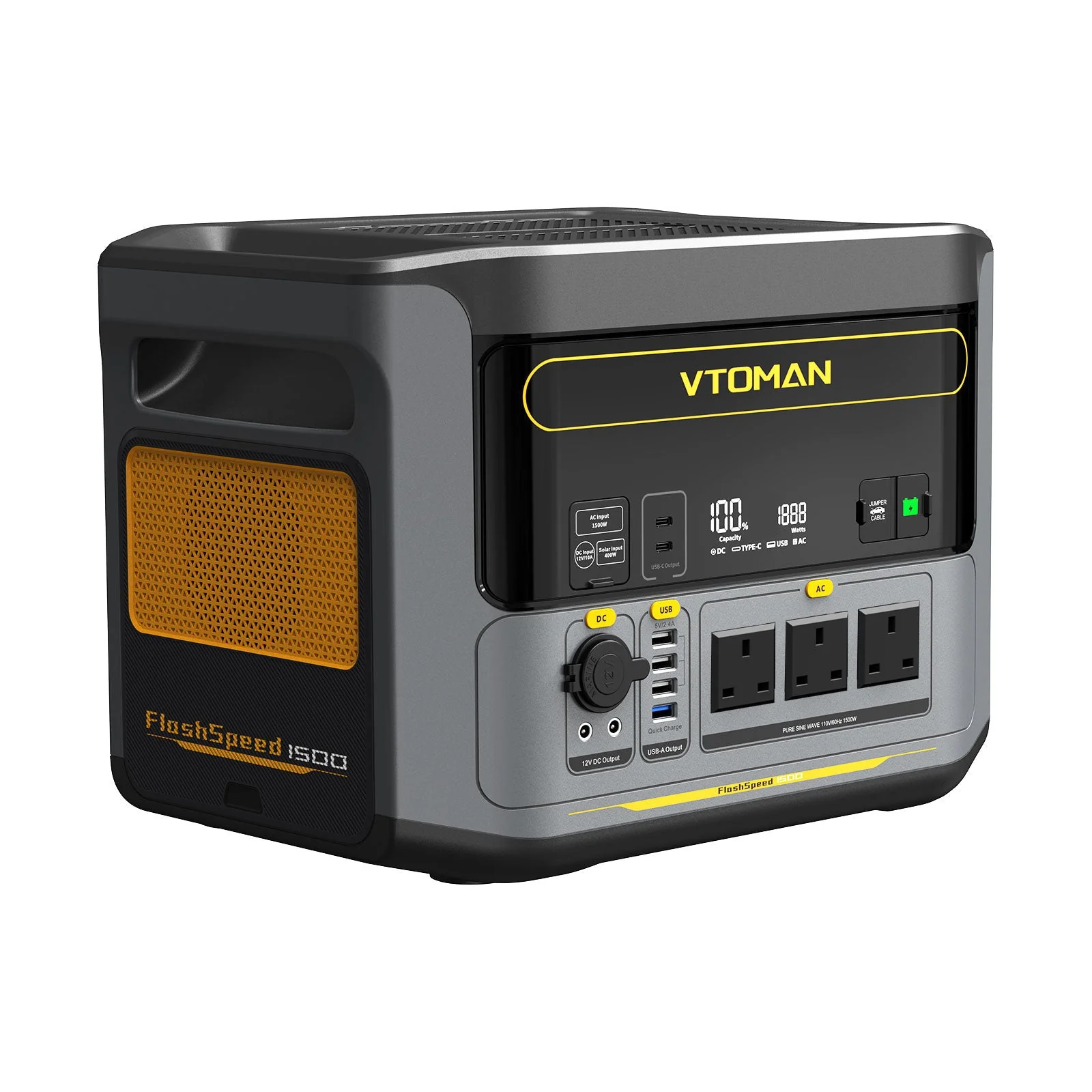 FlashSpeed 1500W/1548Wh 200W Pro Solar Generator - Image 3