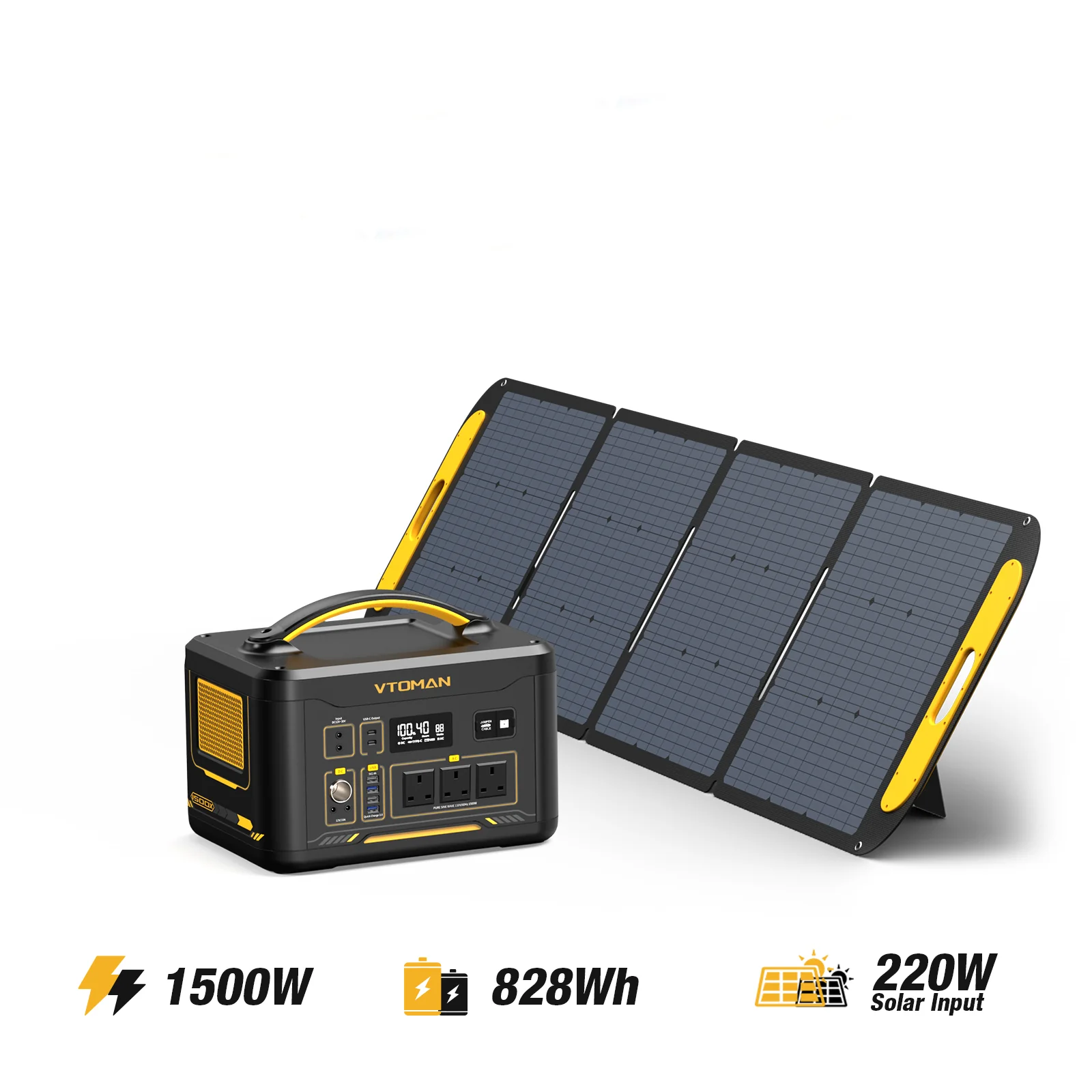 VTOMAN Jump 1500X Portable Power Station - Image 6