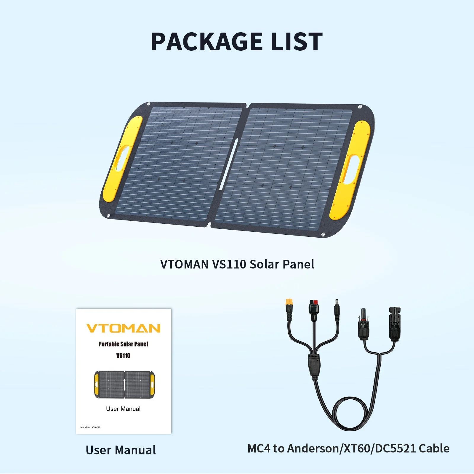 VTOMAN 110W Foldable Portable Solar Panels - Image 4