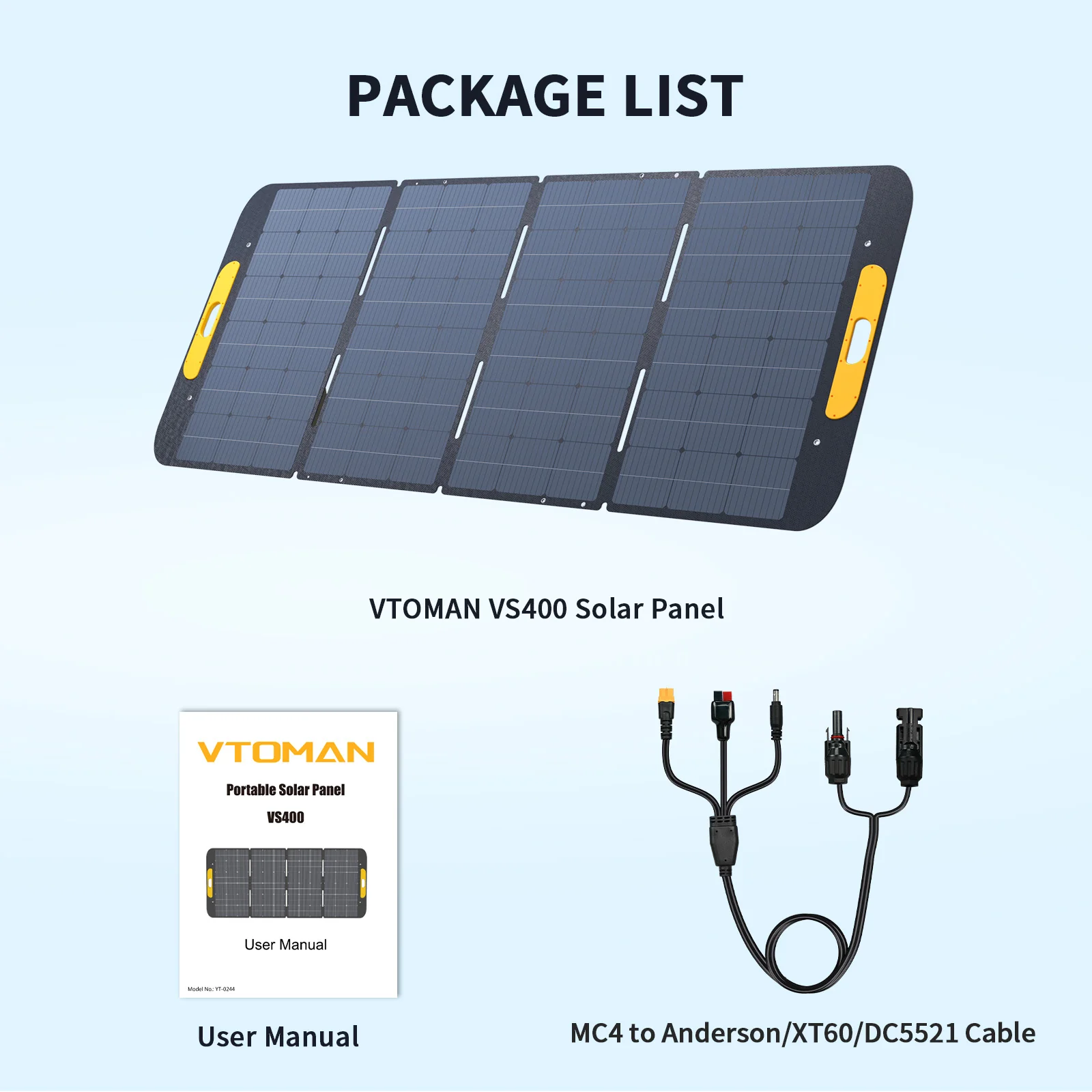 VTOMAN 400W Foldable Portable Solar Panels - Image 4