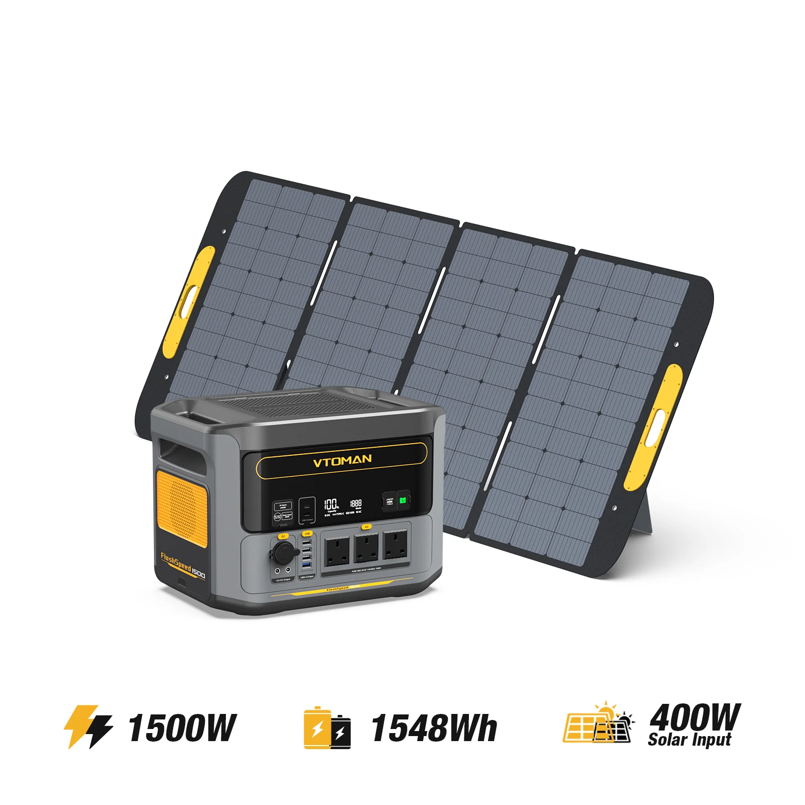 VTOMAN FlashSpeed 1500 Portable Power Station - Image 6