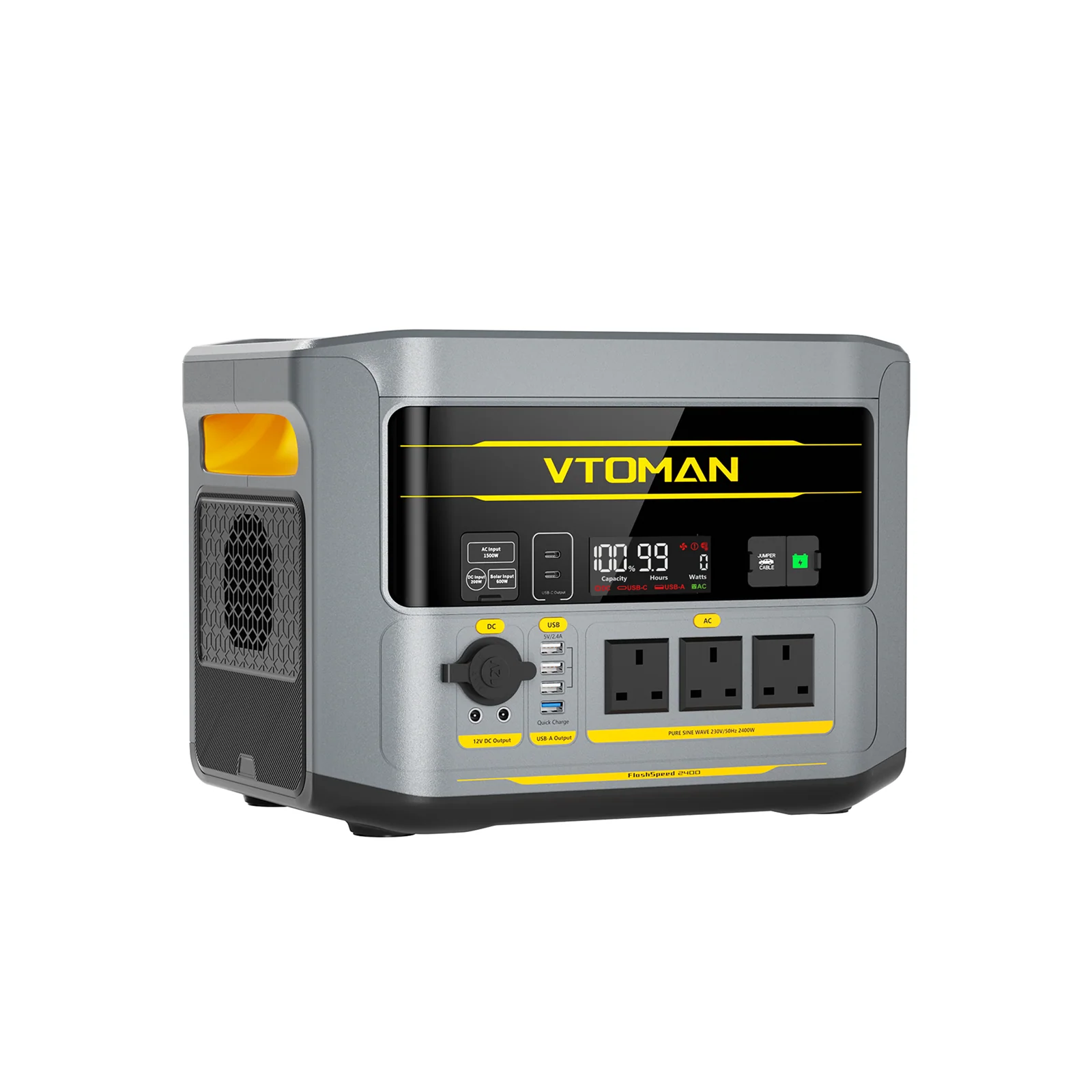 VTOMAN FlashSpeed 2400 Portable Power Station - Image 4