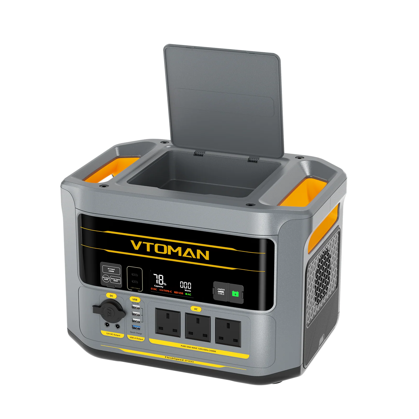 VTOMAN FlashSpeed 2400 Portable Power Station - Image 5