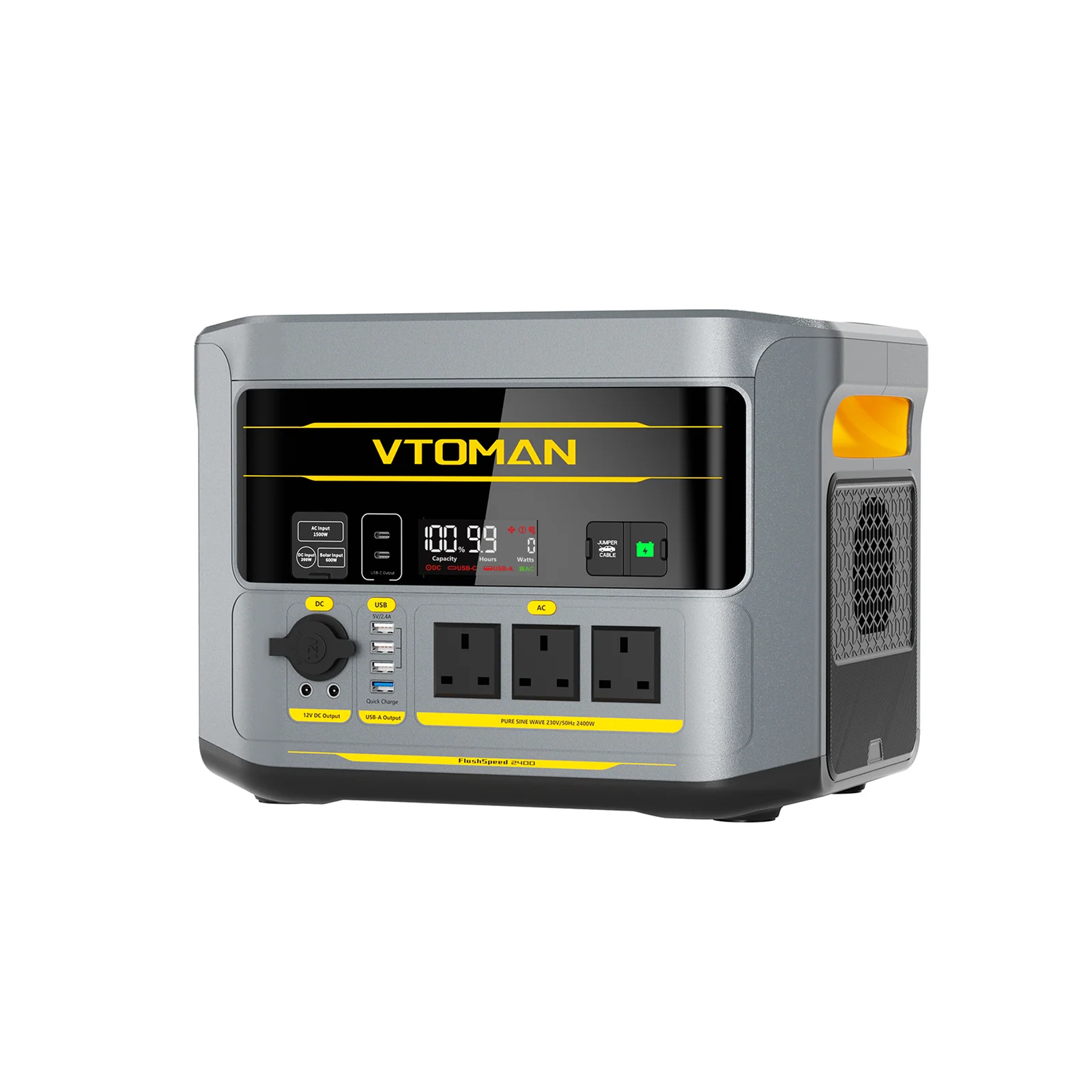 VTOMAN FlashSpeed 2400 Portable Power Station - Image 6