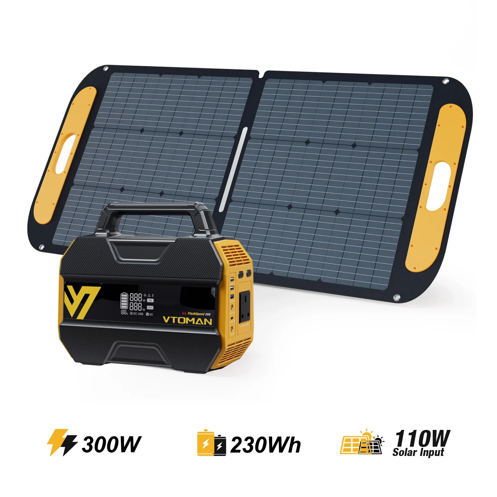 VTOMAN FlashSpeed 300 Portable Power Station - Image 7