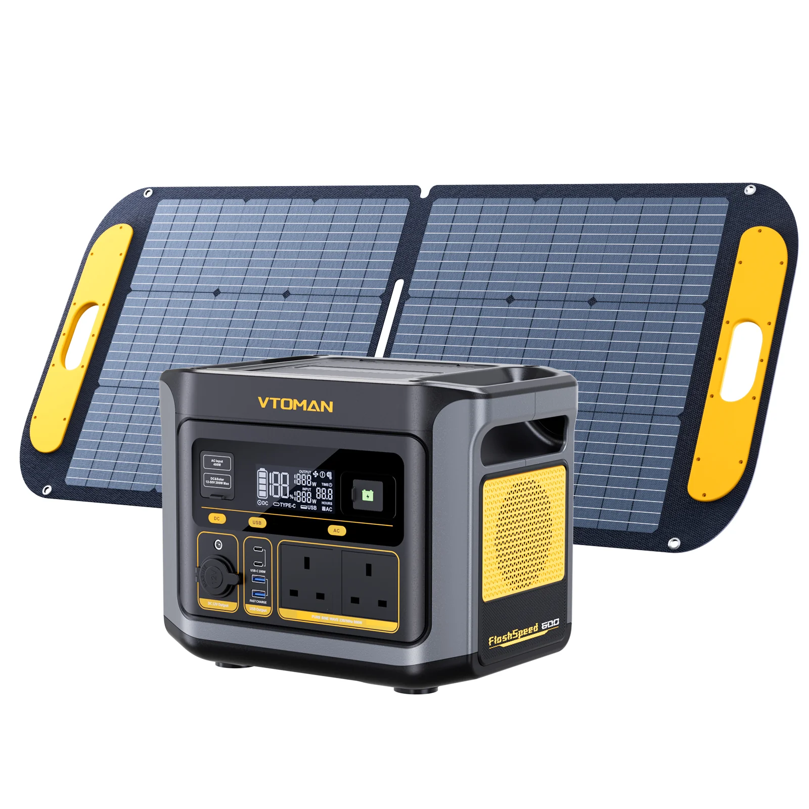 VTOMAN FlashSpeed 600 +110W Solar Panel - Image 7
