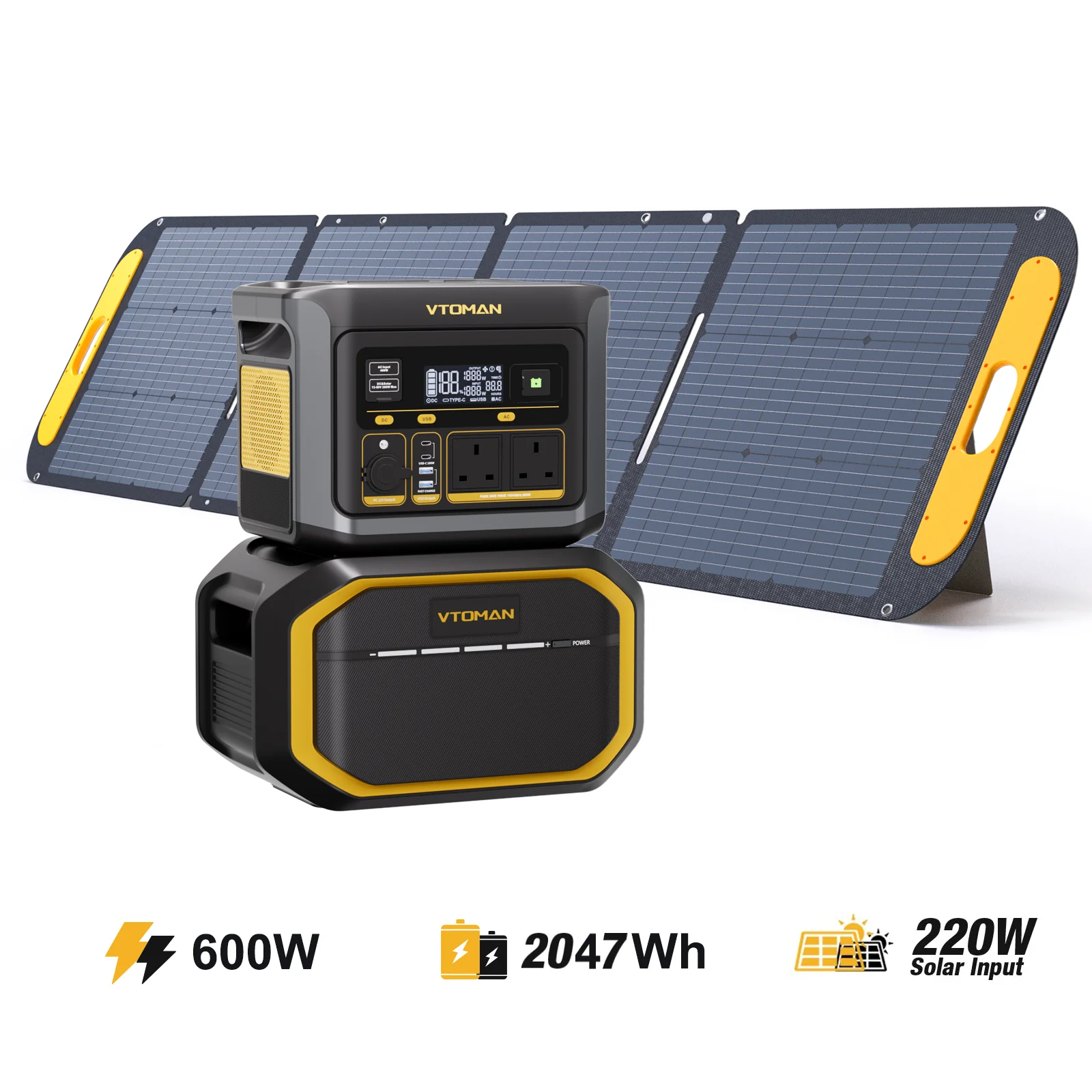 VTOMAN FlashSpeed 600 Portable Power Station - Image 16