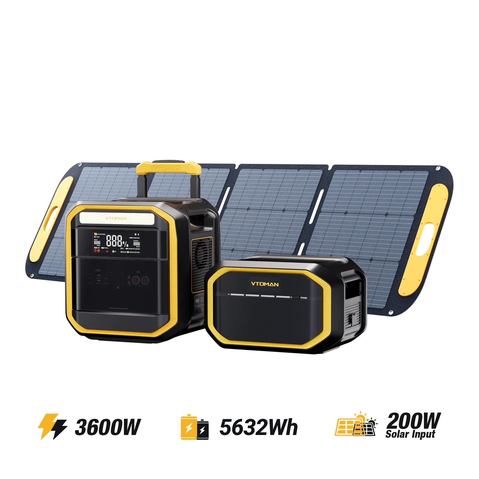 VTOMAN FlashSpeed Pro 3600 Portable Power Station - Image 10