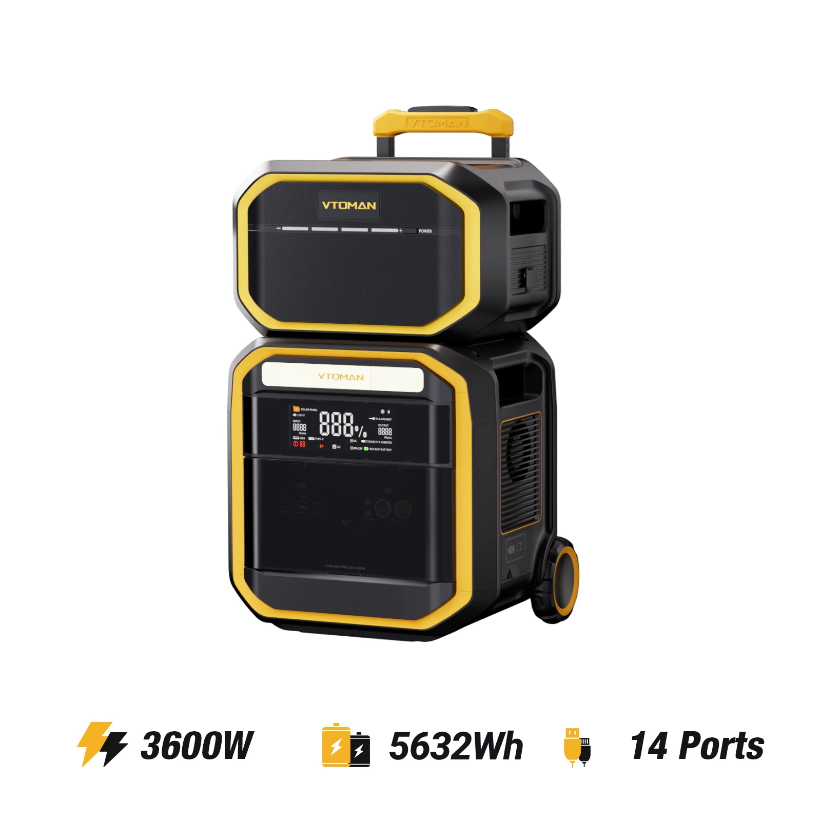 VTOMAN FlashSpeed Pro 3600 Portable Power Station - Image 11
