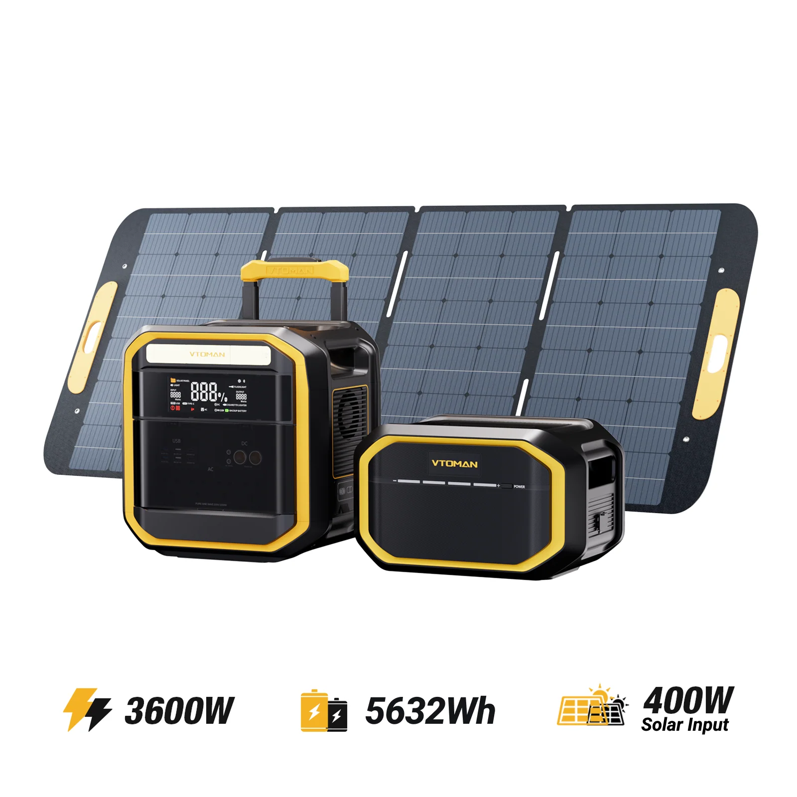 VTOMAN FlashSpeed Pro 3600 Portable Power Station - Image 9