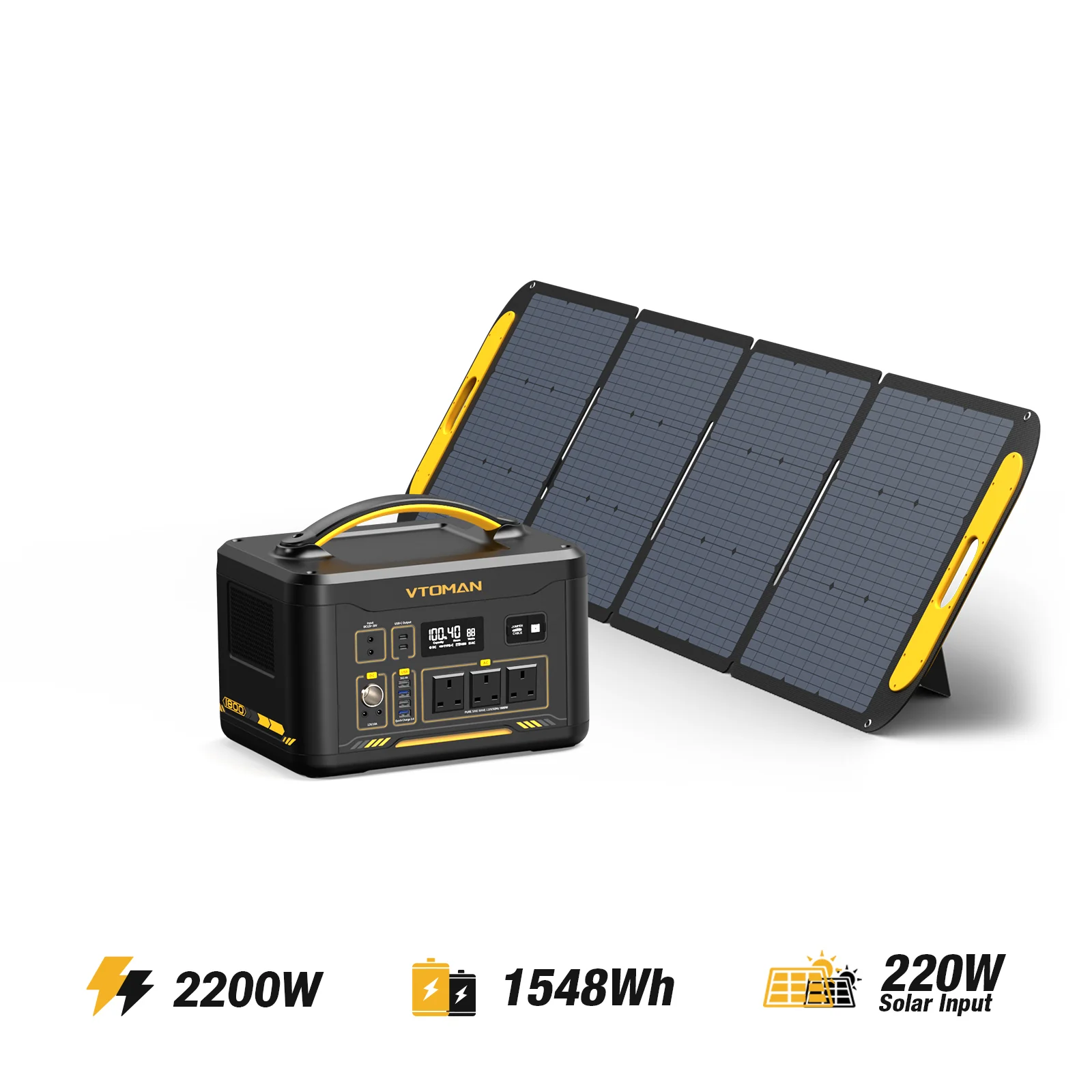 VTOMAN Jump 2200 Portable Power Station - Image 6
